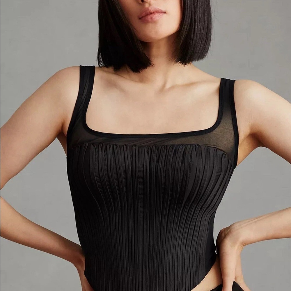 Geisha Designs for Anthropologie Corset top, NWT XS